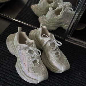 Balenciaga Sparkling Iridescent Fk but 100%detailed 100%realistic Sneakers
